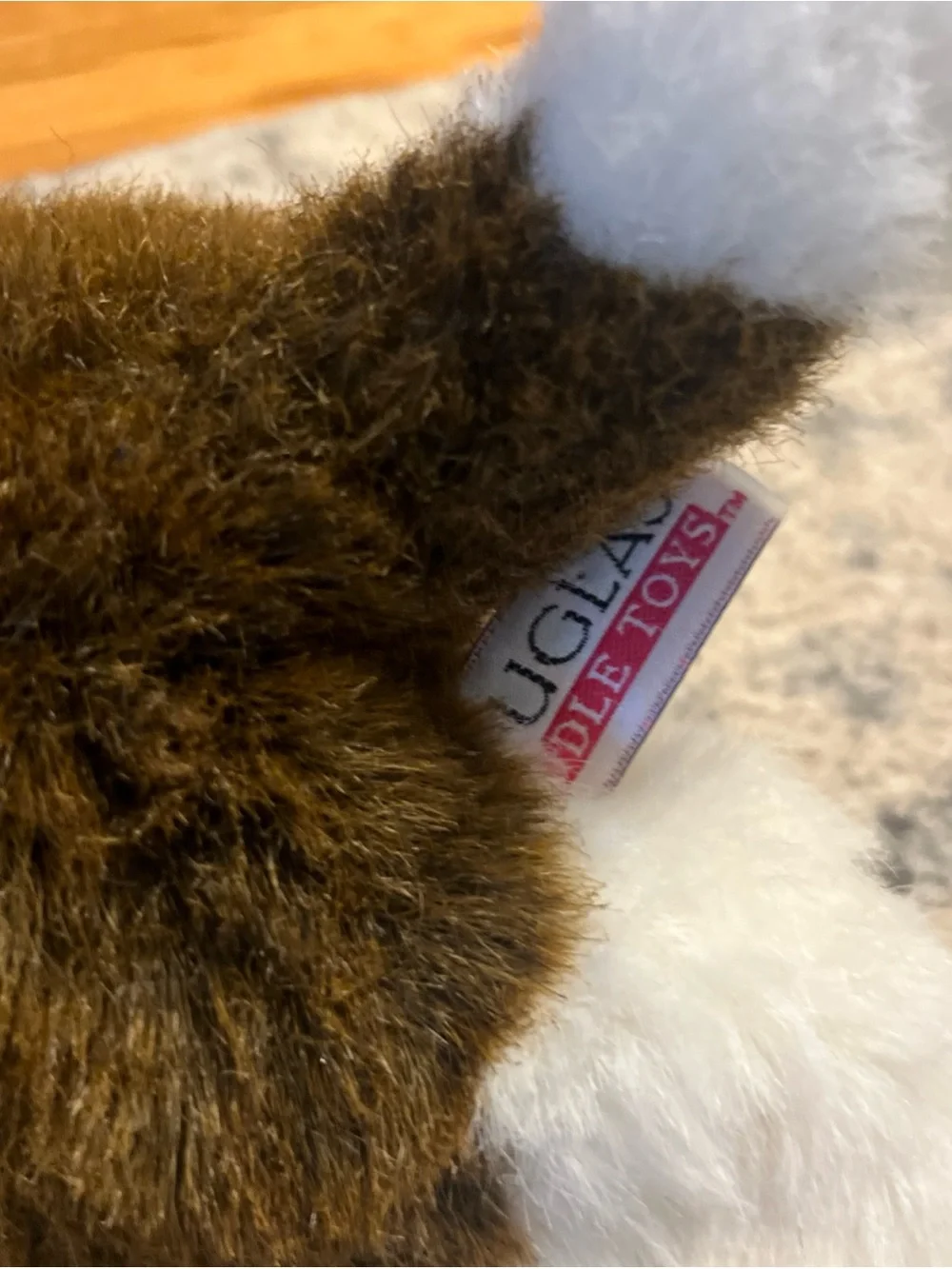 Retired St Bernard Douglas cuddle toy. Vintage
